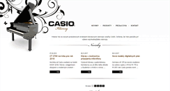 Desktop Screenshot of casioklavesy.sk